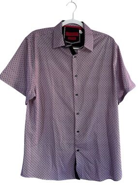 Cooling American Breed Smart Shirt XL Geometric Stretch Button Down Lightweight